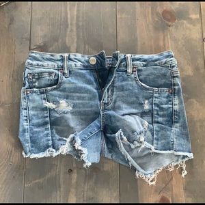 Denim shorts